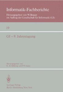 【预订】GI 9. Jahrestagung: Bonn, 1. 5. Okto...