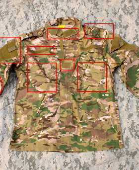 犀兕合甲军迷套服套装英式多地形MTP斜纹布料套服 斜纹 ACU-2代