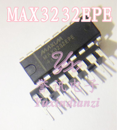 【直拍】MAX3232EPE MAX3232 RS-232收发器