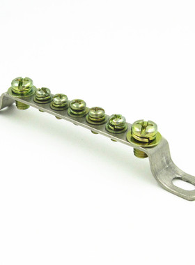 XP0215B地排7位铜接线端子排零地排7孔接线排铜排地线端子排