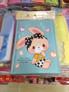 镜子学生大号化妆镜镜梳配货新款纸面满包邮卡通笔记本台式十元店