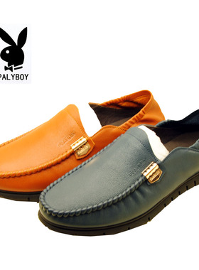 花花公子男鞋真皮软皮软底商务休闲单鞋子151-856033/151-856034