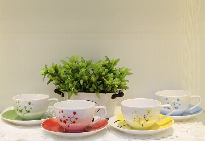 咖啡杯套装家用欧式韩国陶瓷进口马克牛奶杯瓷器HAENGNAM杏南杯子