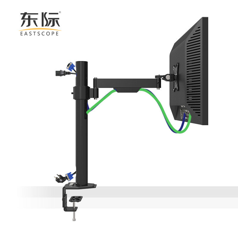 东际19寸21/22/24寸带走线液晶显示器通用支架底座 桌面 L129