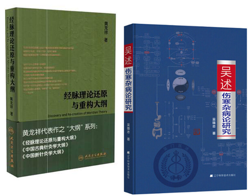 【包邮】正版 经脉理论还原与重构大纲+吴述伤寒杂病论研究套装   共2册  人民卫生出版社