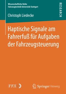 【预订】Haptische Signale Am Fahrerfuss Fur ...