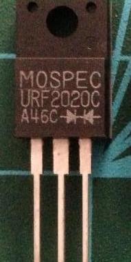 【全新原装】URF2020C 塑封 三极管 电子元器件 TO-220F封装