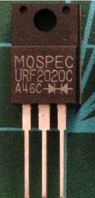【全新原装】URF2020C 塑封 三极管 电子元器件 TO-220F封装