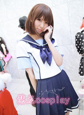 特价包邮 爱相随 LOVE PLUS高岭爱花姐崎宁宁cosplay服装