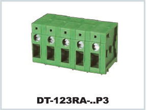 台湾町洋 PCB 螺钉线框直焊式接线端子DT-123RA-..P3