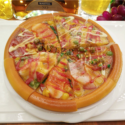 仿真实物 披萨PIZZA食物食品模型西餐咖啡甜品店橱窗装饰摆设道具