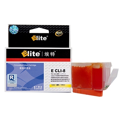 埃特（Elite） E CLI-8 黄色墨盒 (适用佳能IP3300/IP3500/IP4200