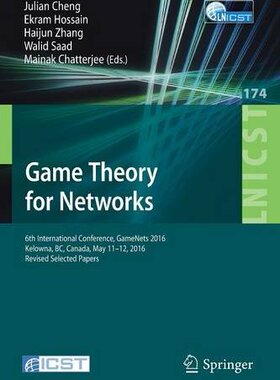 【预订】Game Theory for Networks