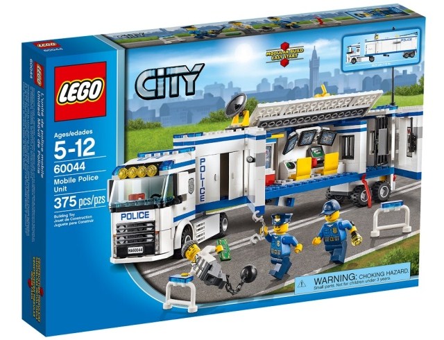儿童益智乐高lego 益智积木拼装2014新款城市系列 流动警署60044