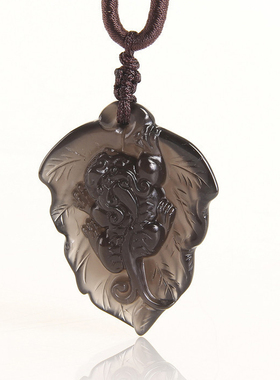 冰种一夜暴富貔貅项链男女款吊坠