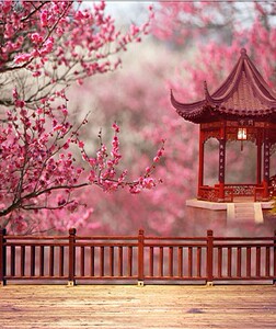 全家福古装婚纱摄影背景布 画意影楼数码背景纸 写真背景大图3404