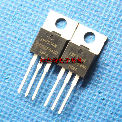 进口三极管 IRF530 IRF530N 14A/100V TO220 原装现货