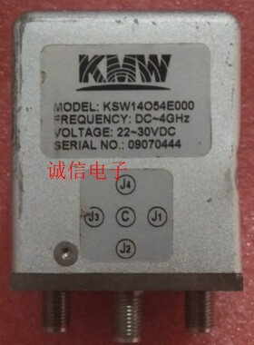 KSW14054E000 KMWDC-4GHz　SMA SP4T 单刀四掷射频微波同轴开关