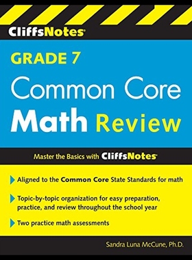 【预售】Cliffsnotes Grade 7 Common Core Math R