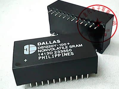 DS1220Y-100+ ,  DS1220Y-200【原装】赛格市场G332室实体店 现货