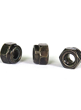 自制 四驱车零配件 高级聚碳 黑色M2防松螺母直径4.0mm 螺丝 10颗