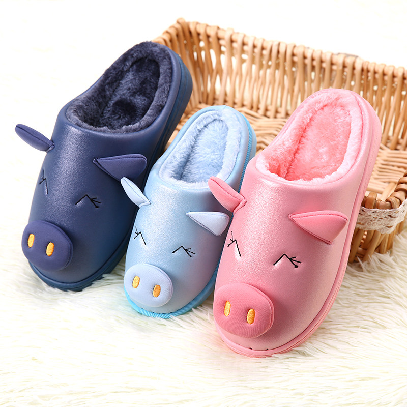 Pantoufles enfants en autre pour hiver - semelle caoutchouc - Ref 1032547 Image 1