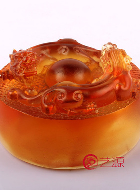 摆件办公桌商务琉璃工艺品