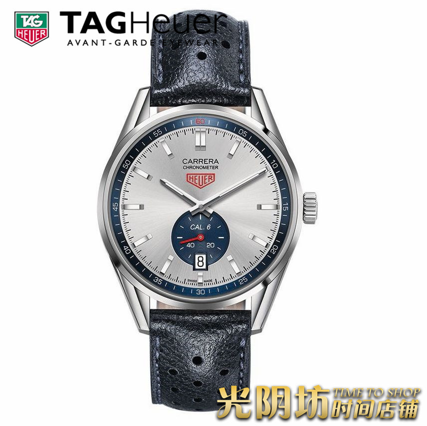 【2014年新款】tag heuer豪雅卡莱拉系列wv5111.fc6350男机械手表