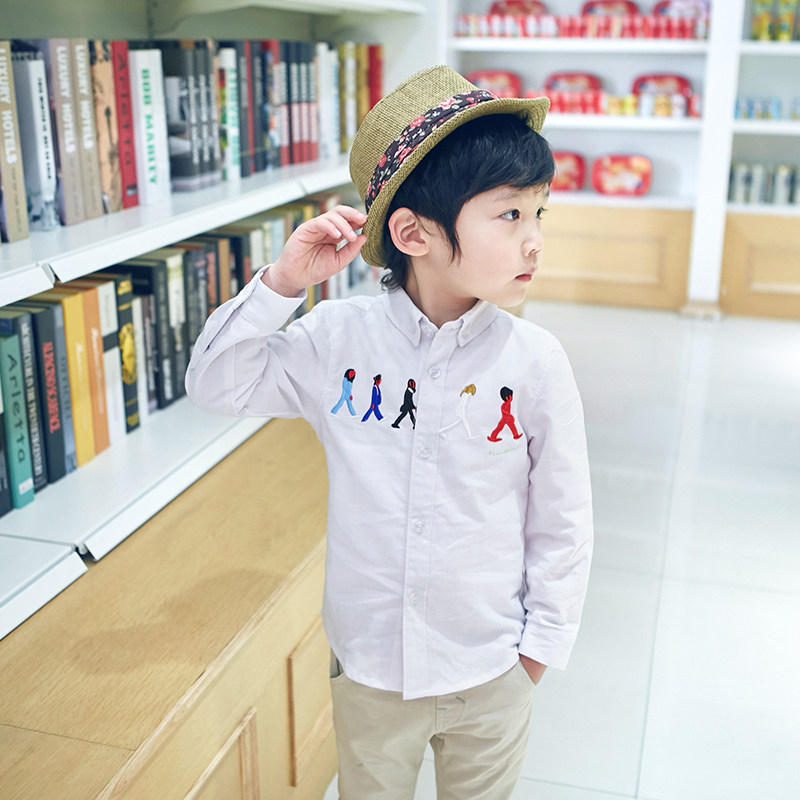 Chemise garcon à manche longue - Ref 2072802 Image 3