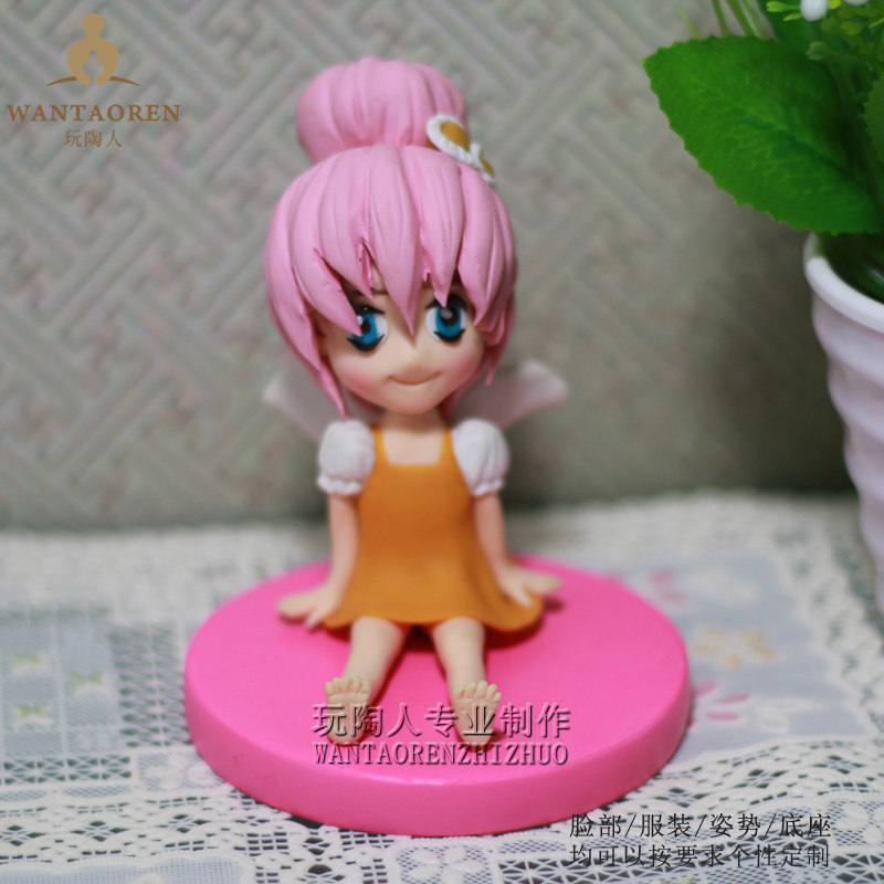 小精灵造型-diy软陶公仔人偶真人公仔玩偶泥人泥塑陶人卡通手办