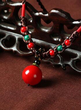 民族风复古手工夏季百搭创意锁骨