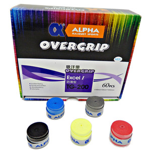 正品专柜 阿尔法吸汗带0.70MM 复膜粘性型TG-200+混装手胶