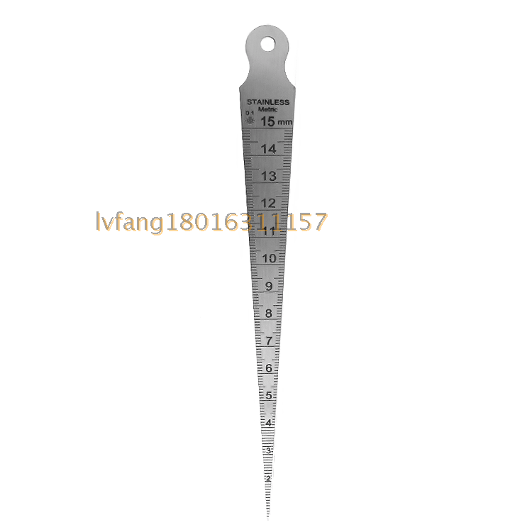 上测楔形塞尺/孔径规/锥形间隙尺/公英制刻度1-15-30-45-60*0.1mm