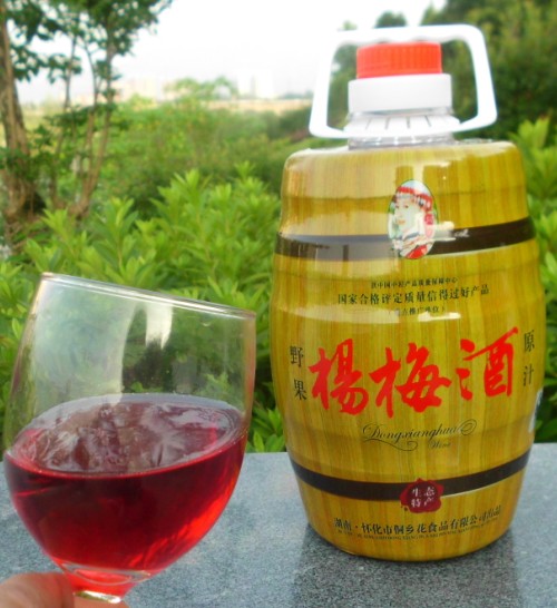 湖南靖州特产杨梅果酒8度5斤原汁低度梅子酒 女士甜酒买五送一