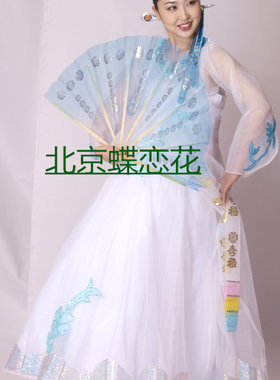 朝鲜族舞蹈扇子韩国扇子花扇子