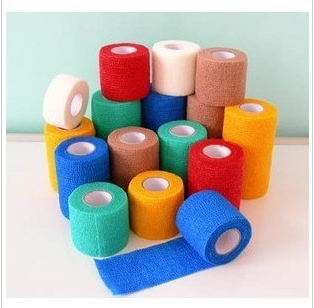 弹性自粘绷带 加压弹力绷带护腕足球篮球运动护踝腿肘腰护膝