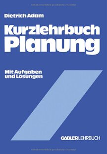 【预售】Kurzlehrbuch Planung