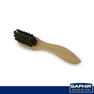 莎菲雅黄铜刷绒面皮刷麂皮刷 Brush 进口法国Saphir Brass