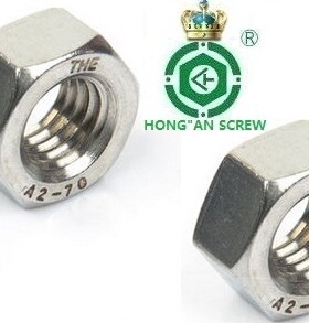 不锈钢304六角螺丝帽螺母M18M20M22M24M27M30M33M36M39M42M48-M56