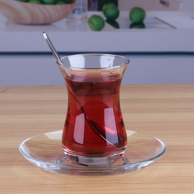 土耳其无铅玻璃coffee郁金香杯
