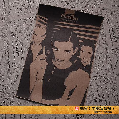 朋克乐队安慰剂布莱恩莫尔克挂图