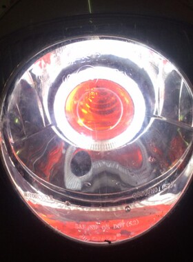 阿普利亚CR150咖啡cafe125 ADV APR150大灯改天使恶魔眼透镜总成