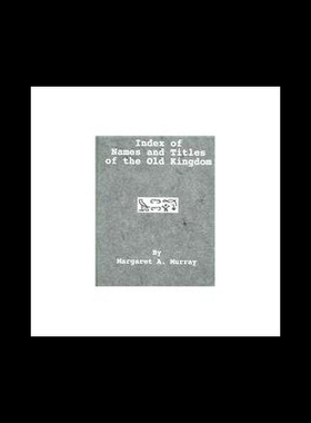 【预售】Index of Names & Titles of the