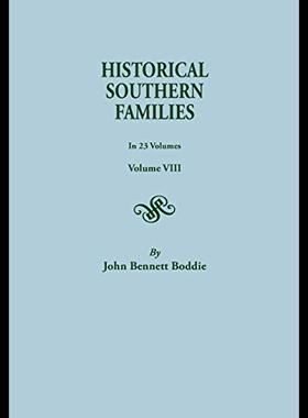 【预售】Historical Southern Families. in 23 Volumes. Volu