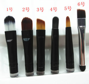 超迷你眼影刷小唇刷眼线刷双头眉粉刷 多用途便携式化妆刷子配件