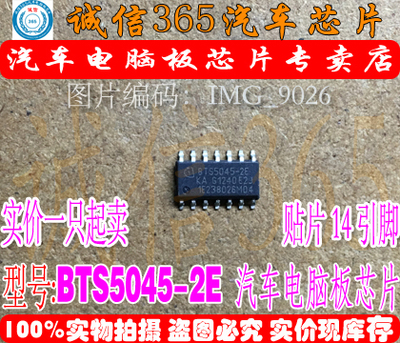 BTS5045-2E  汽车电脑板常用易损芯片IC 现货