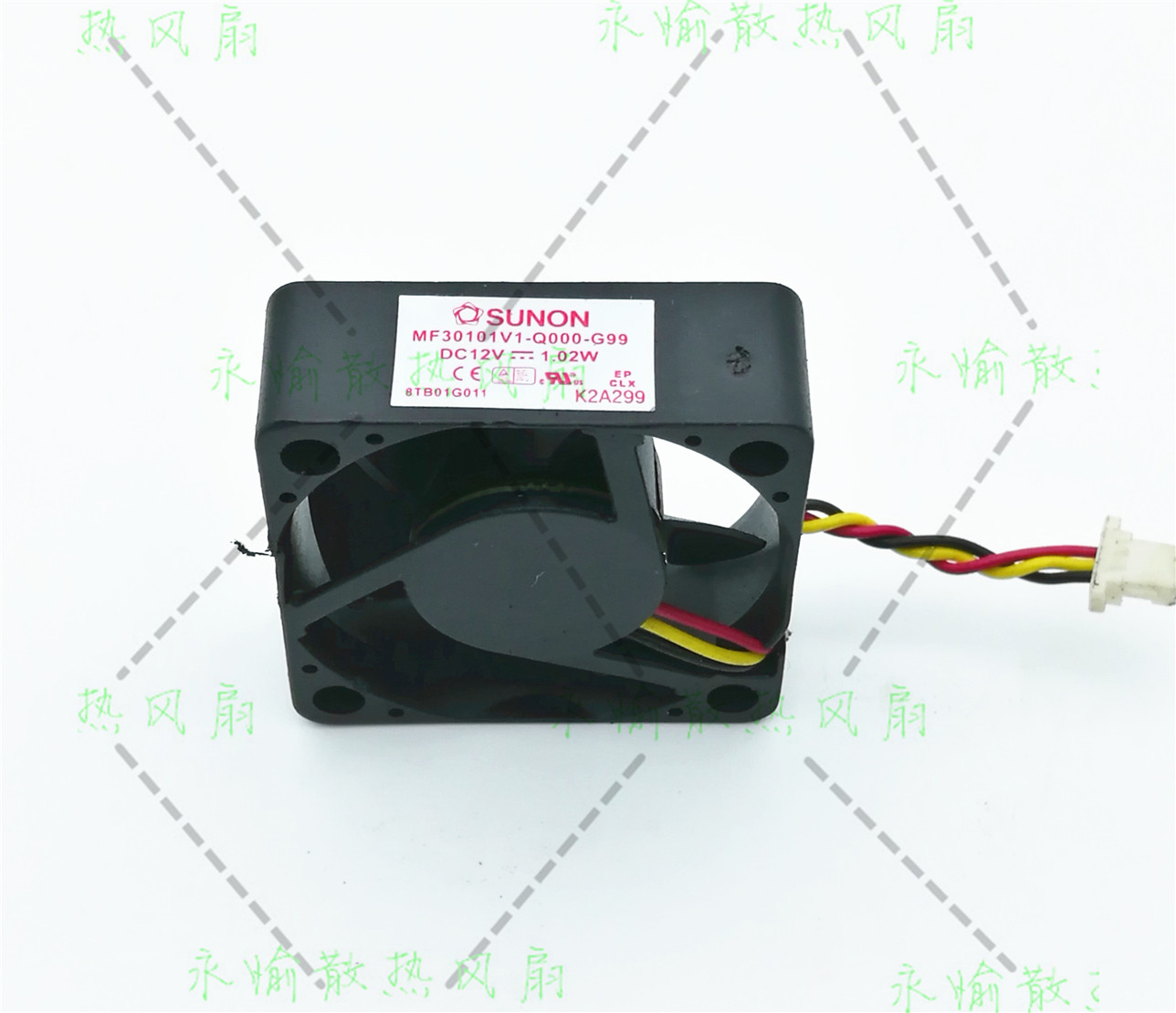 原装SUNON/建准 MF30101V1-Q000-G99 3010 12V 1.02W 3线静音风扇