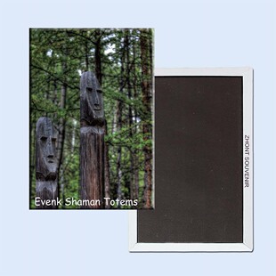 卡通磁性有趣的冰箱贴磁性鄂温克族萨满图腾21085个性创意