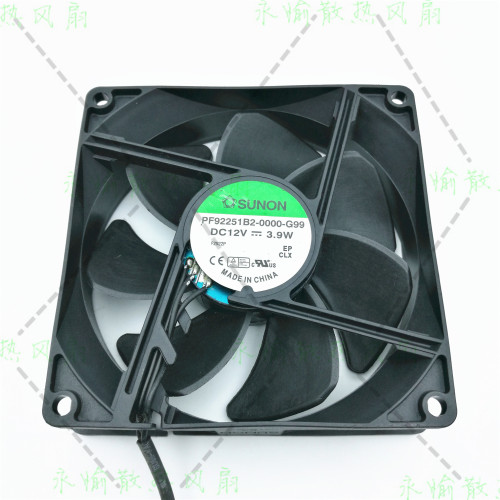 原装SUNON PF92251B2-0000-G99 DC12V 3.9W 9025 9225 9CM 风扇