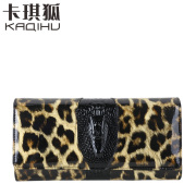 2015 kaqi Fox new baodan shoulder bag Messenger bag evening bag fashion handbag high quality Leopard handbag